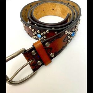 Boho Studded Jewel Festival American Eagle Belt